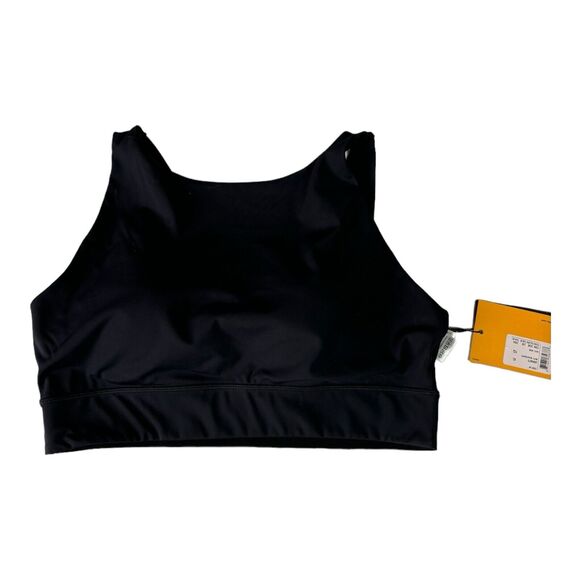Lole Black Sports Bra. XL with padding. High neck line. NWT. - Picture 5 of 7